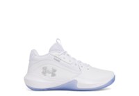 White Under Armour Mens Lockdown 7 Basketball Shoe | Rack  display picture 3