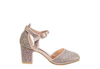 GIRLS LITTLE-BIG KID DIAMANTE BUCKLE DRESS PUMP