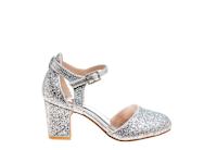 GIRLS LITTLE-BIG KID DIAMANTE BUCKLE DRESS PUMP