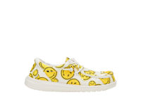 BOYS WALLY SMILEY YOUTH SLIP ON SNEAKER