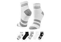 WOMENS VARSITY QUARTER SOCKS 5 PAIRS