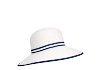 UNISEX PAPERSTRAW BACKLESS HAT WITH BOW