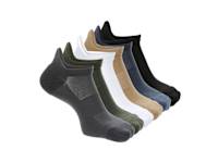 MENS MEDIUM NO SHOW SOCKS 6 PAIRS