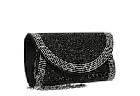 WOMENS FULLY CRYSTAL FLAP CLUTCH