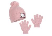 GIRLS HELLO KITTY BEANIE SET