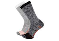 MENS SAFETY TOE CREW SOCKS 2 PAIRS