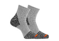 MENS SAFETY TOE QUARTER SOCKS 2 PAIRS