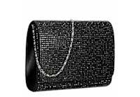 WOMENS GLITTER EVENING BAG