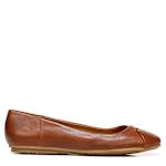 WOMENS SADIE FLAT - COGNAC