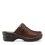 WOMENS MAE CLOG - BROWN