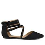 Black Journee Collection Womens Marlee Flat Rack Room Shoes