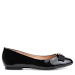 WOMENS KIM FLAT - BLACK
