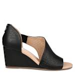 WOMENS ARETHA WEDGE SANDAL - BLACK