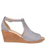 WOMENS KEDZIE WEDGE SANDAL - GREY