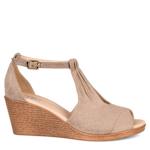 WOMENS KEDZIE WEDGE SANDAL - TAUPE