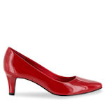 WOMENS POINTE PUMP - RED