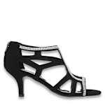 WOMENS FLATTERY SANDAL - BLACK