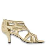 WOMENS FLATTERY SANDAL - GOLD