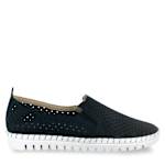 WOMENS FRESH SLIP ON SNEAKER - BLACK