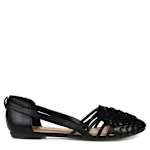 WOMENS EKKO FLAT - BLACK