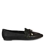 WOMENS MURIEL FLAT - BLACK