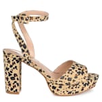 WOMENS NAIRRI PLATFORM SANDAL - LEOPARD