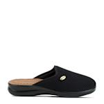 WOMENS SCUFF SLIPPER - BLACK
