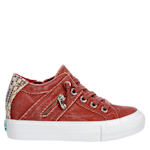 WOMENS MELONDROP HIGH TOP SNEAKER - RED