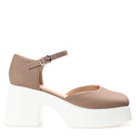 WOMENS LIZAA PLATFORM PUMP - TAUPE