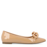 WOMENS CLAREENE FLAT - TAN