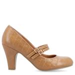 WOMENS WINDY WIDE PUMP - TAN