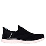 WOMENS SLIP-INS VIRTUE SLEEK SNEAKER - BLACK