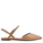 WOMENS MARTINE FLAT - BROWN