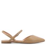 WOMENS MARTINE FLAT - BROWN