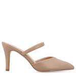 WOMENS YVON MULE PUMP - DARK BROWN