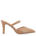 WOMENS YVON WIDE MULE PUMP - BROWN