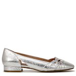 WOMENS CARMEN FLAT - SILVER