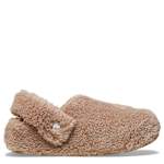 WOMENS CLASSIC COZZZY SLIPPER CLOG - TAUPE