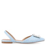 WOMENS HANNAE WIDE FLAT - BLUE