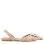 WOMENS HANNAE WIDE FLAT - NATURAL
