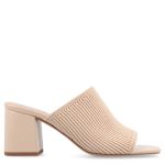 WOMENS LORENNA WIDE MULE - BEIGE