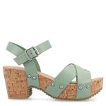 WOMENS VALENTINA PLATFORM SANDAL - GREEN