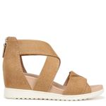 WOMENS GOLDEN HOUR WEDGE SANDAL - TAN
