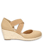 WOMENS PARI WEDGE SANDAL - NATURAL