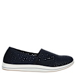 WOMENS BREEZE EMILY SLIP ON SNEAKER - NAVY