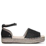 WOMENS AFFOGATO WEDGE SANDAL - BLACK