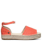 WOMENS AFFOGATO WEDGE SANDAL - CORAL