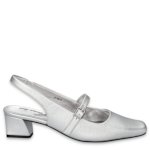 WOMENS CAMEO SLINGBACK PUMP - SILVER