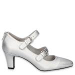 WOMENS WILLIS MARY JANE PUMP - SILVER