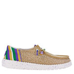 WOMENS WENDY MARDI GRAS SLIP ON SNEAKER - GOLD